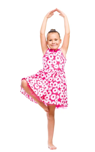 Cute girl dancing — Stock Photo, Image