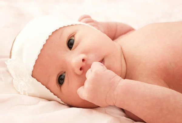 Schattige baby pasgeboren — Stockfoto