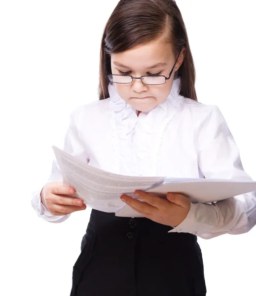 Young girl business — Stock Photo, Image