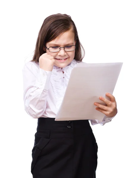 Young girl business — Stock Photo, Image