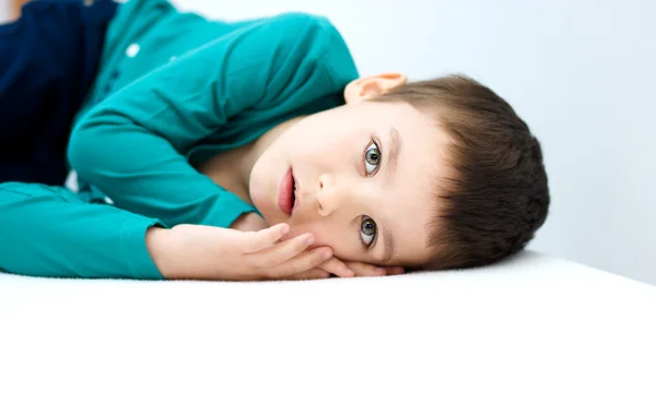 Portrait of a cute little boy — Stock Photo, Image