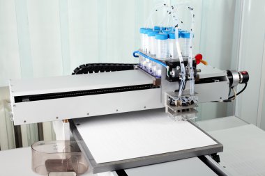 Sentetik kağıt sıvı örnekleri için araştırma antibodie çizim