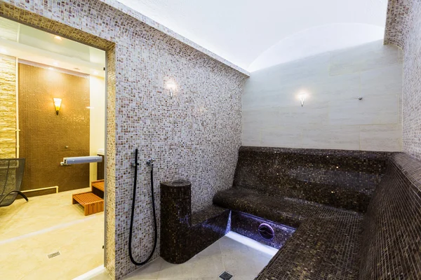 Interior de la sauna turca, hammam turco clásico — Foto de Stock