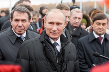 Moskova, Rusya - 24 Kasım 2015: Vladimir Putin
