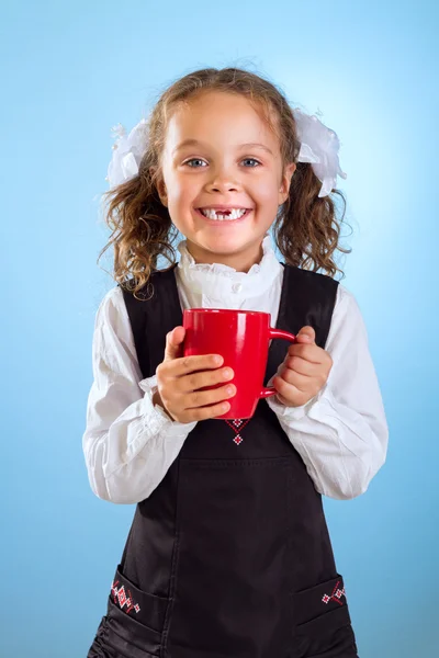 Little Girl Without Teeth — Stock Photo, Image