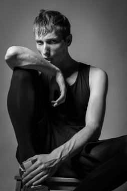 Yakışıklı adam için model testleri