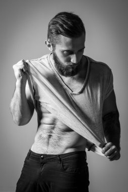 Yakışıklı adam için model testleri