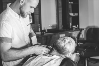 Berber Dükkanı sakallı adam