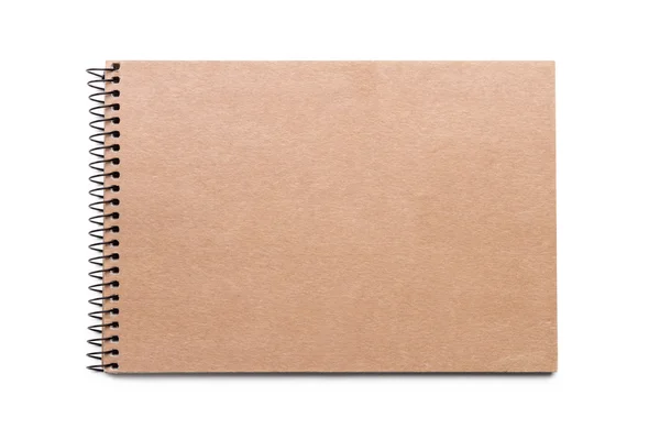 棕色笔记本 免版税图库照片