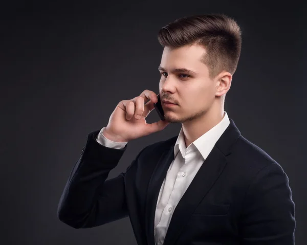 Handsome Man In Suit — Stock Photo, Image