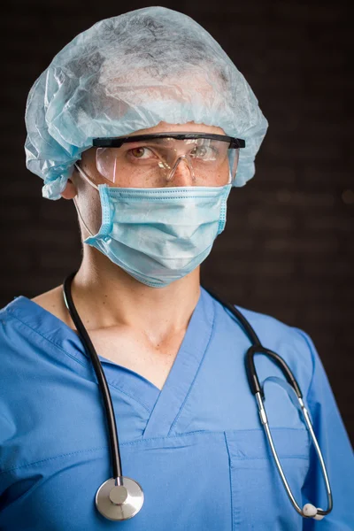 Retrato médico jovem — Fotografia de Stock