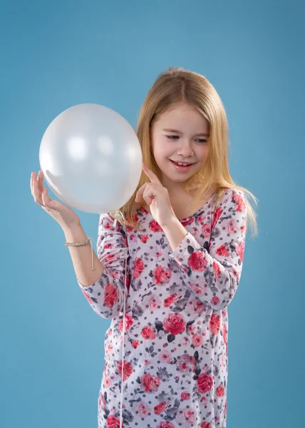 Little Girl With Ballon — Stock Photo, Image