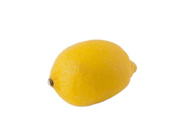 Beyaz arka planda limon. İzole et.