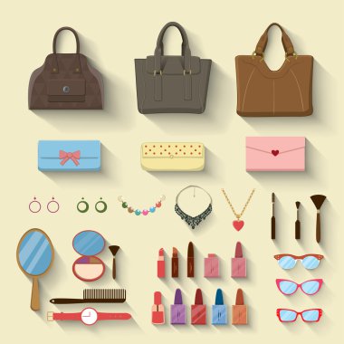 kadın aksesuarları ve nesneleri