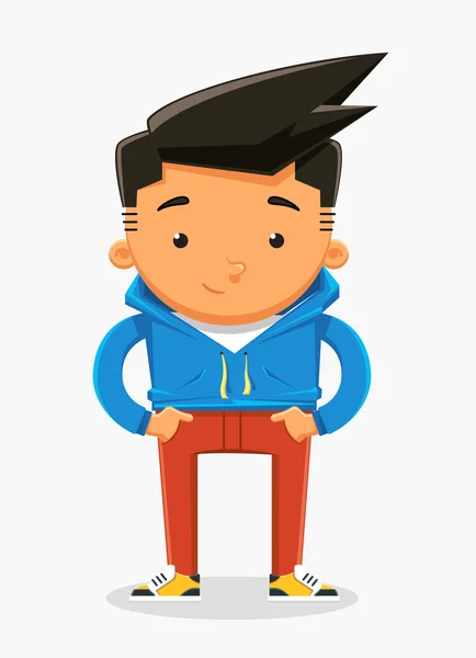 Boy character design. — Stock Vector