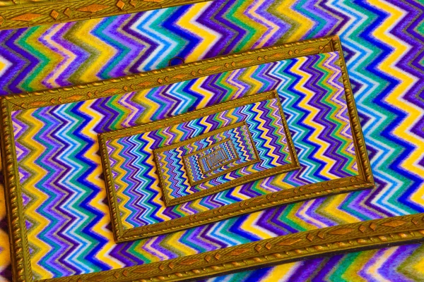 etkisi droste çerçevesinin bir yün kumaş