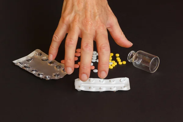 İlaç kötüye bir kadın