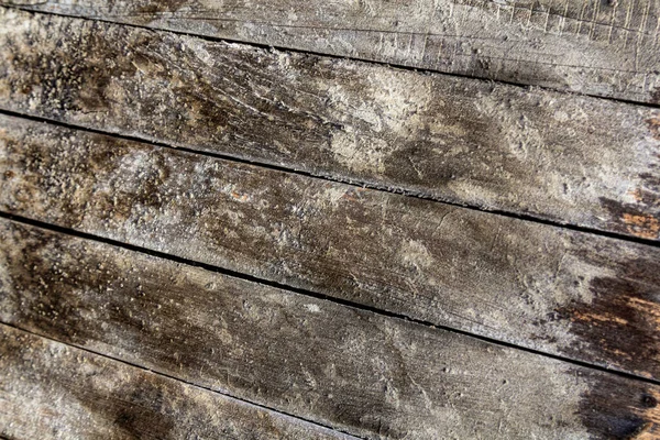 古い木製の床。古いボード。木製の柵. — ストック写真