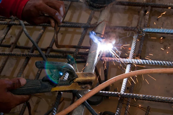 Steel welding — Stock Photo, Image