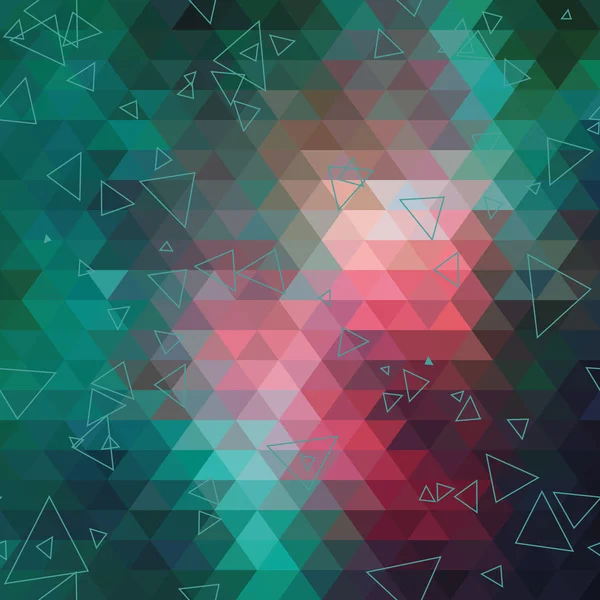 Geometrischer abstrakter Hintergrund — Stockvektor