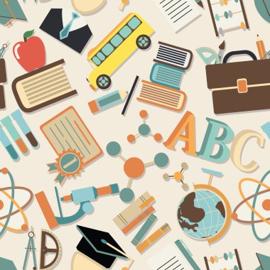 Eğitim simgesi ile sorunsuz doku