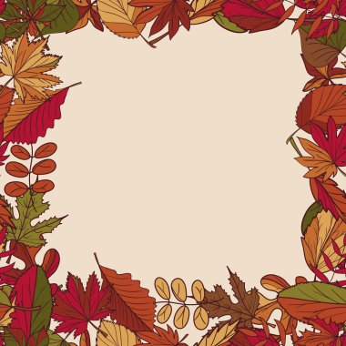 sonbahar yaprakları paterni.