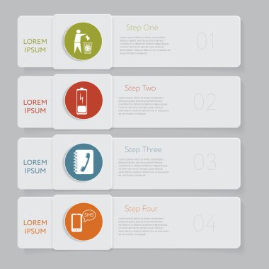 Modern Infographic afiş