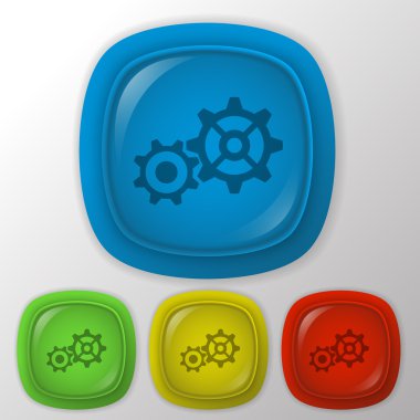 simge ayarları. karikatür