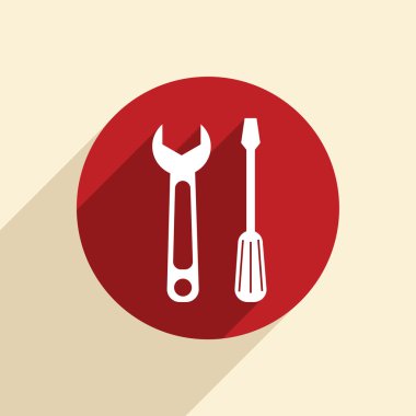 tornavida ve İngiliz anahtarı.