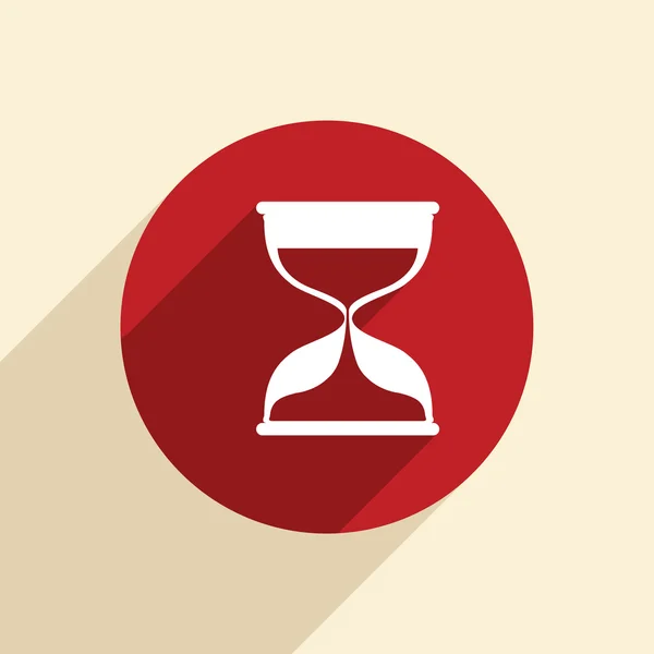 Hourglass waiting icon — Stock Vector