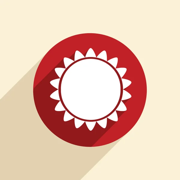 Sol. icono del tiempo — Vector de stock