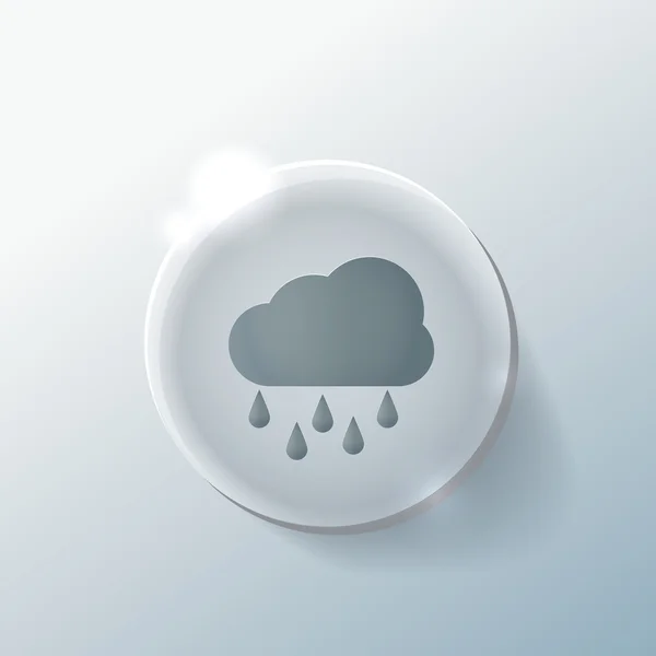 Σύννεφο βροχή — Διανυσματικό Αρχείο