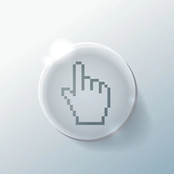 Cursor de mano del ratón — Vector de stock