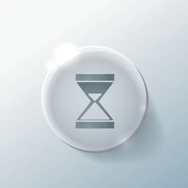 Hourglass waiting — Stock Vector