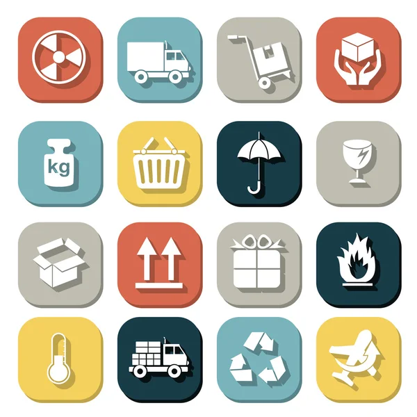 Logistic and packing icon — Stock Vector