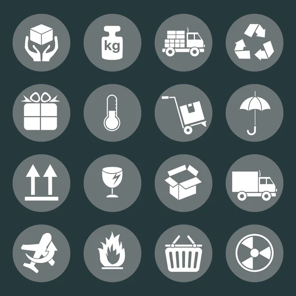 Logistic and packing icon — Stock Vector