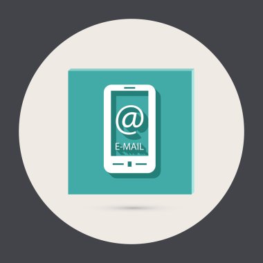 Posta simgesi simgesi ile Smartphone