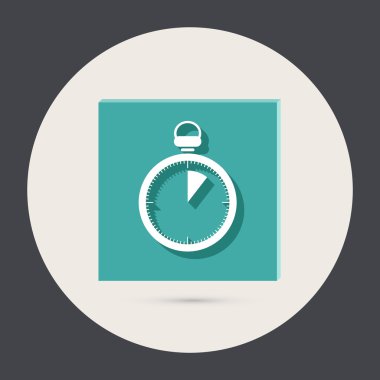 Kronometre yuvarlak simge