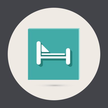 Yatak yuvarlak simge