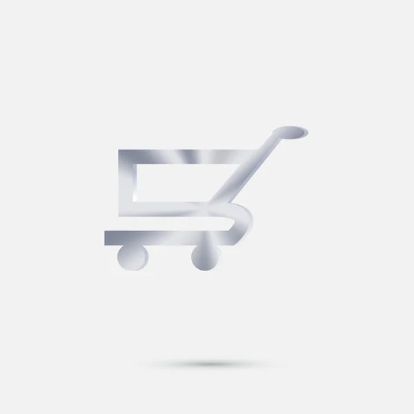 Vagnen webbutik — Stock vektor