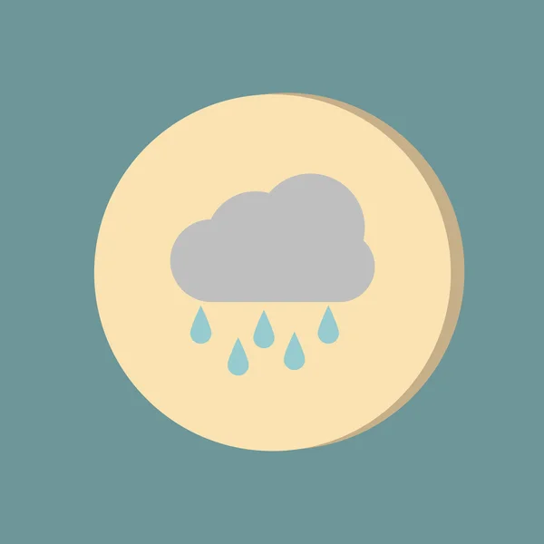 Cloud rain. — Stock Vector