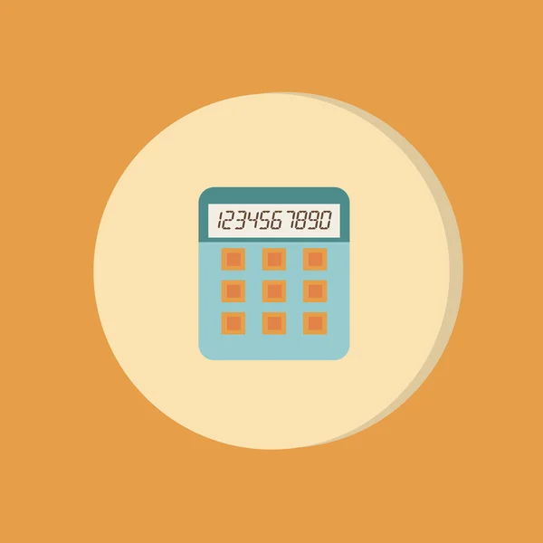 Calculadora. signo de oficina — Vector de stock