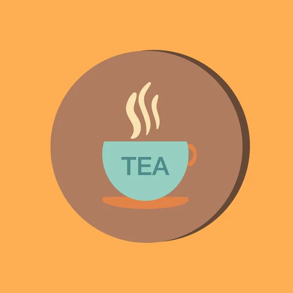 Symbol of hot drink — Stock Vector