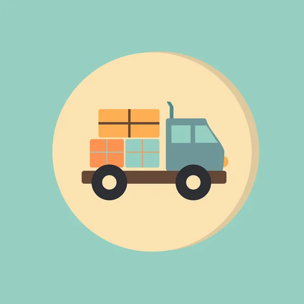 Logistic icon — Stock Vector