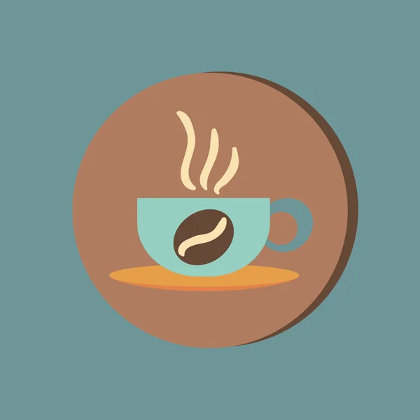 Symbol of hot drink — Stock Vector