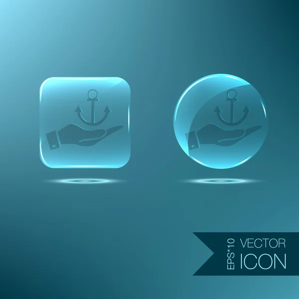 Marine  icon — Stock Vector