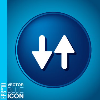 iki ok yukarı işareti.