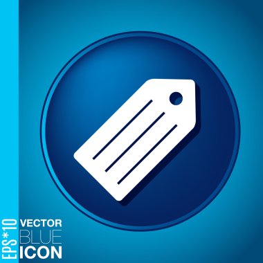 Giyim veya ürünler için etiket.