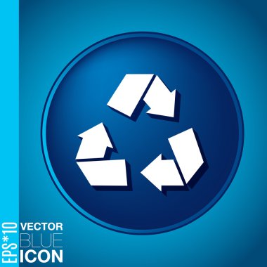 geri dönüşüm sembolü.