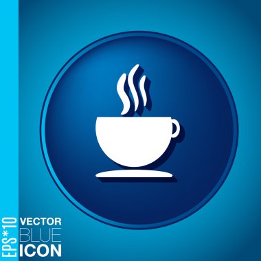 Sıcak bir içecek sembolü